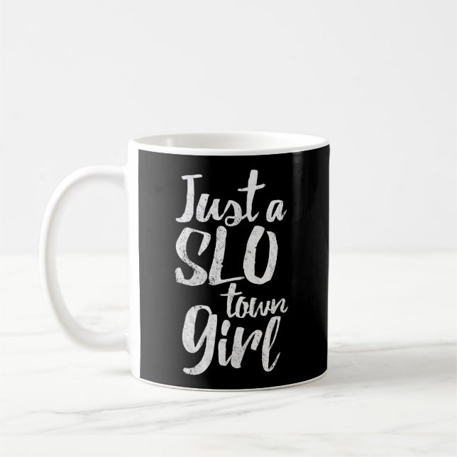 Mug San Luis Obispo Californie Juste Une Fille De Vill (Gauche)