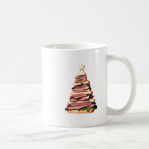 Mug Sandwich au boeuf rôti arbre de Noël