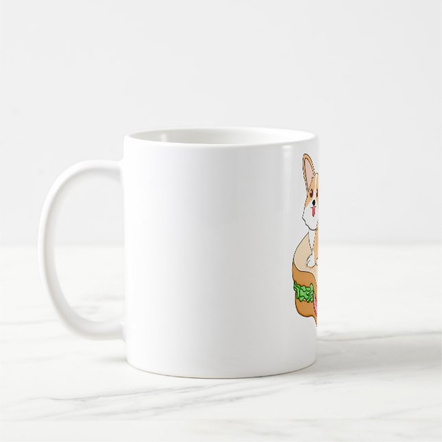 Mug Sandwich Corgi (Gauche)