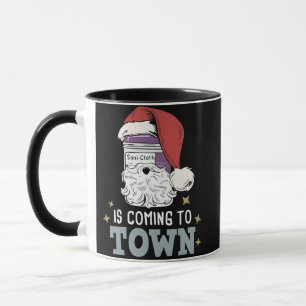 Mug Sani Cloth Noël Infirmière Vacances Médical Infirm