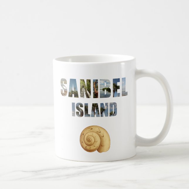 Mug Sanibel Island Florida Seashell Beach Photos (Droite)
