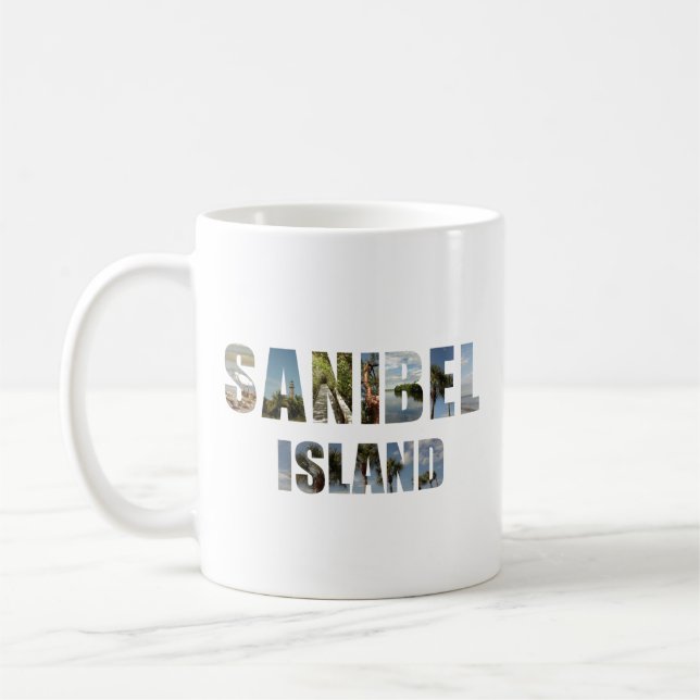Mug Sanibel Island Florida Seashell Beach Photos (Gauche)