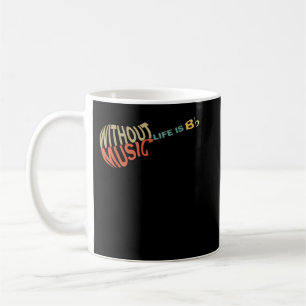 Mug Sans Musique La Vie Plat Musique Guitare