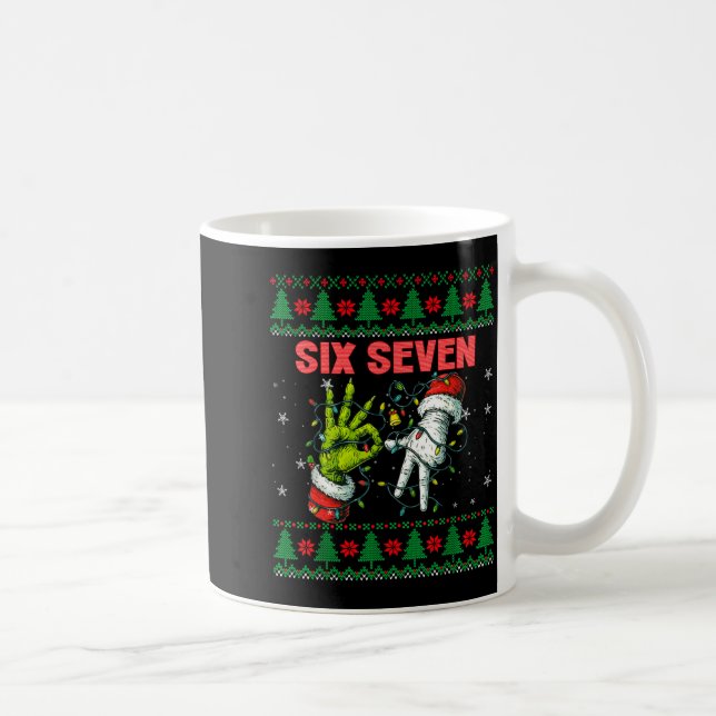 Mug Santa 67 Christmas Ugly Sweater Fingers Six Seven  (Droite)