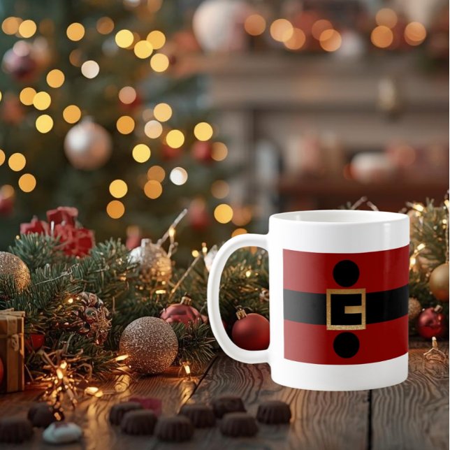 Mug Santa Belt Christmas – Festive Holiday Gift (Créateur téléchargé)