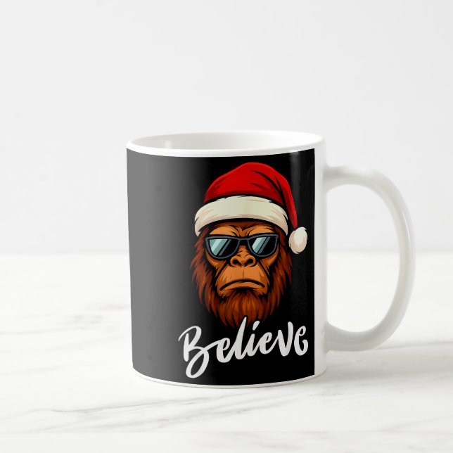Mug Santa Bigfoot Christmas Funny Sasquatch Believe Xm (Droite)