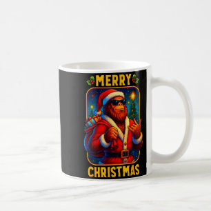 Mug Santa Bigfoot Garçons Hommes Joyeux Noël Drôle Sas