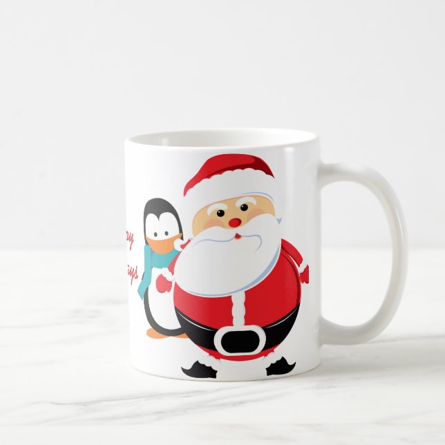 Mug Santa Claus Et Pingouin (Droite)