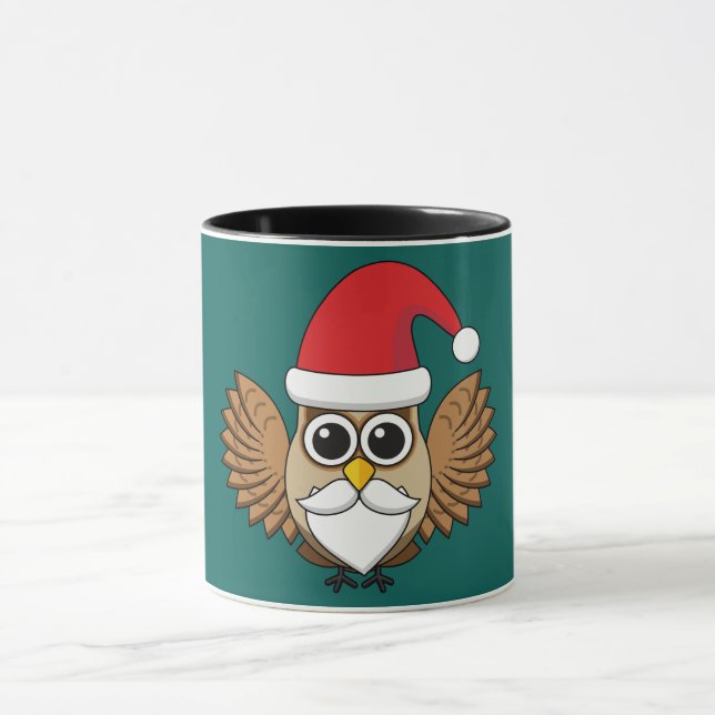 Mug Santa Claus Owl (Centre)