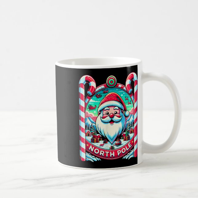 Mug Santa Claus Pôle Nord Joyeux Noël Festif Xma (Droite)