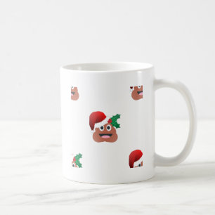 Mug santa claus poop emoji