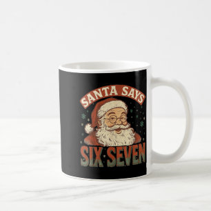 Mug Santa dit six sept 6 7 Gen Z Alpha Meme Argot Ch