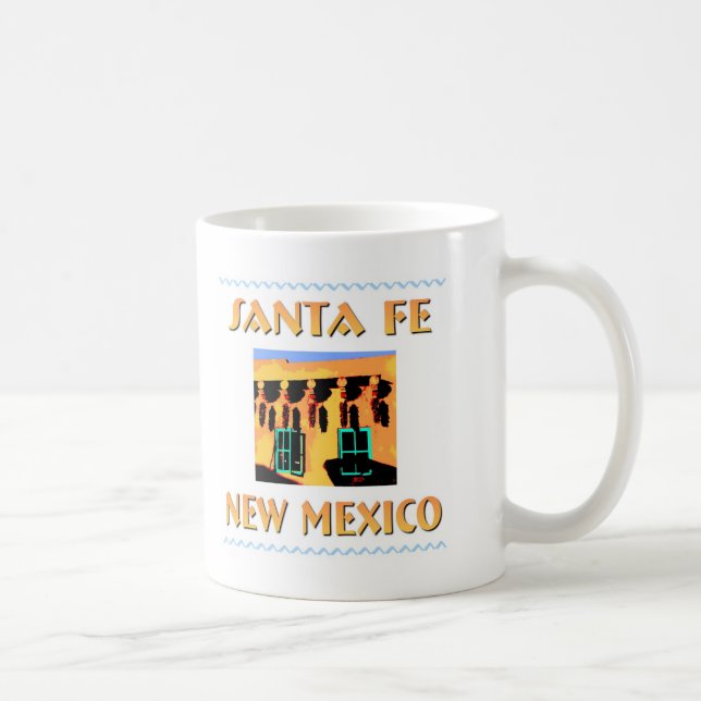 Mug Santa Fe Nouveau Mexique (Droite)