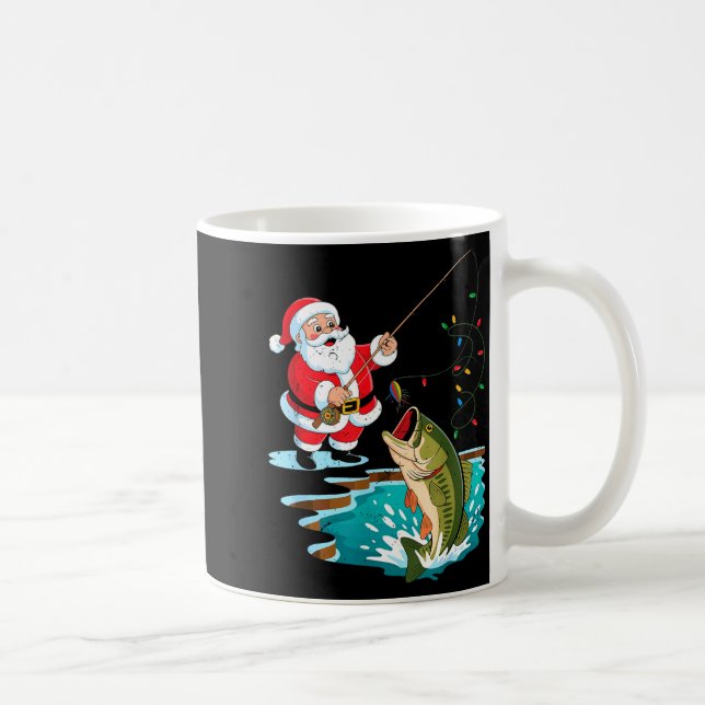 Mug Santa Fishing Lure B Fish Christmas Pajamas Boy To (Droite)