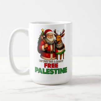 Mug Santa for Palestine – Christmas Peace