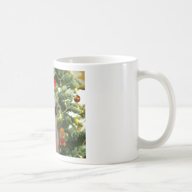 Mug Santa Hat Bulldog Christmas Tree Snowman boîte cad (Droite)