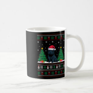 Mug Santa Hat Scottie Chien Christmas Tree Lumières S 