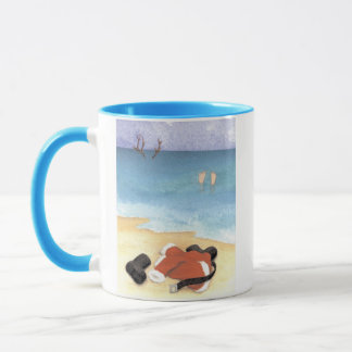 Mug Santa in for a Swim - 