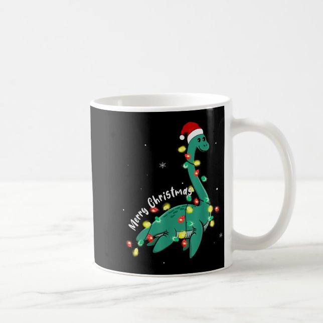 Mug Santa Loch Ness Monster Christmas Nessie Boys Girl (Droite)
