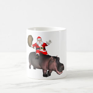 Mug Santa Riding