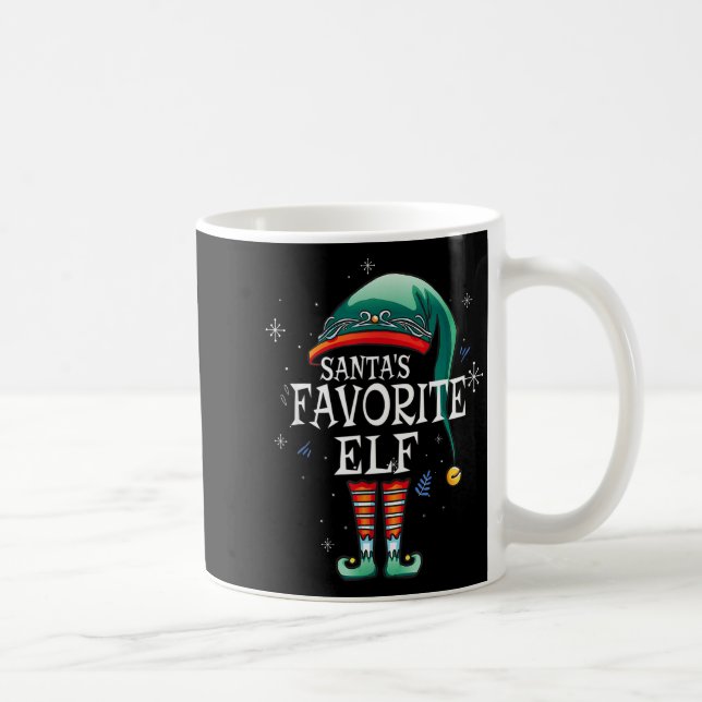 Mug Santa's Favorite Elf The Matching Elf Family For C (Droite)