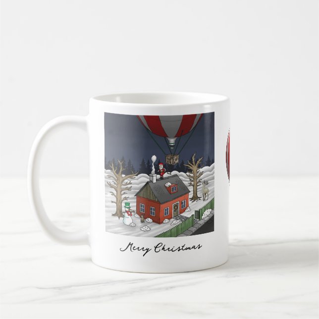 Mug Santa's Hot Air Balloon (Gauche)