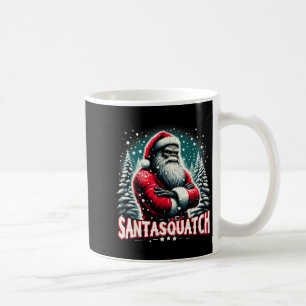 Mug Santasquatch drôle Bigfoot Santa Noël Art