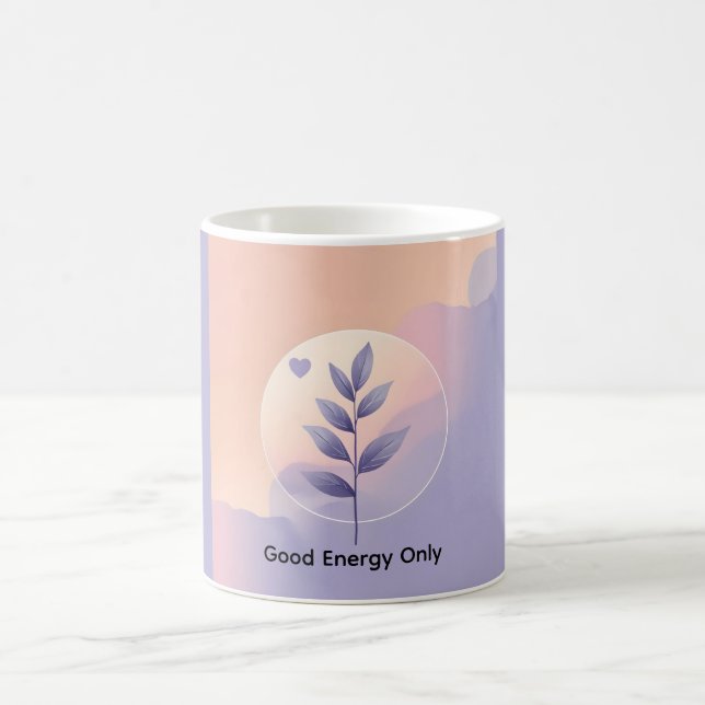 Mug Santé mentale botanique minimale Autosoins positif (Centre)