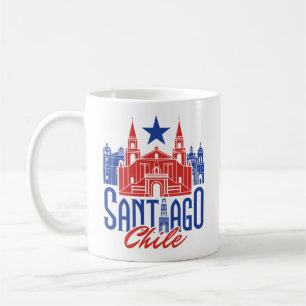 Mug Santiago Chili Souvenir chilien vacances voyage