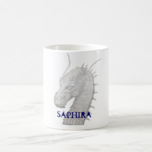 Mug Saphira le dragon bleu