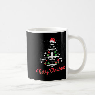 Mug Sapin de Noël Avion Mignon Avion Noël Fêtes