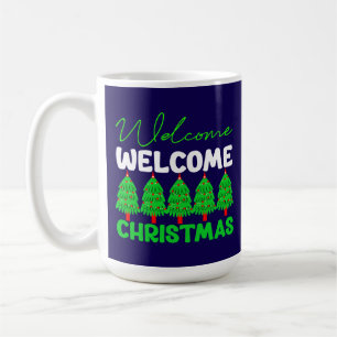 Mug Sapin de Noël Bienvenue Création de vacances-85600