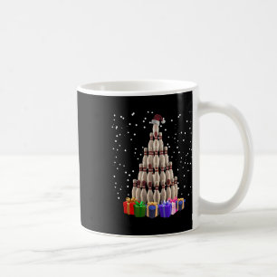 Mug Sapin de Noël de bowling drôle de Noël assorti à l