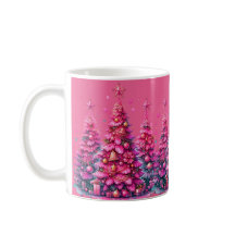 Sapin de Noël Rose Tendance Esthétique Prépa Fémin