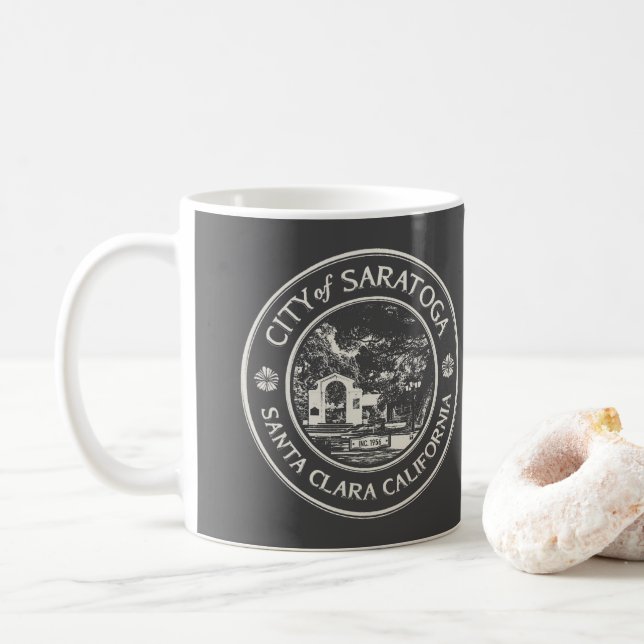 MUG SARATOGA CALIFORNIE VINTAGE (Avec donut)