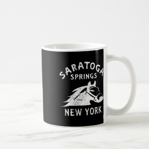 Mug Saratoga Springs Ny Cheval Graphique Vintage Cours