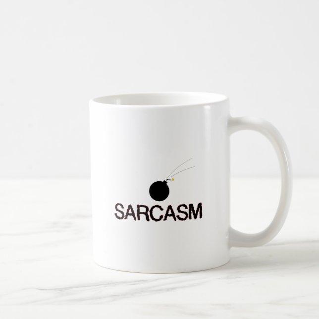 Mug Sarcasme bombardée (Droite)