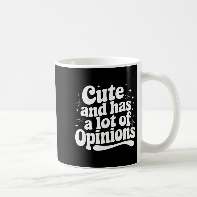 Mug Sarcastic Quote Saying Cute &amp; Has Onions Girly (Droite)