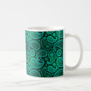 Mug Sarcelle d'hiver de luxe de Paisley