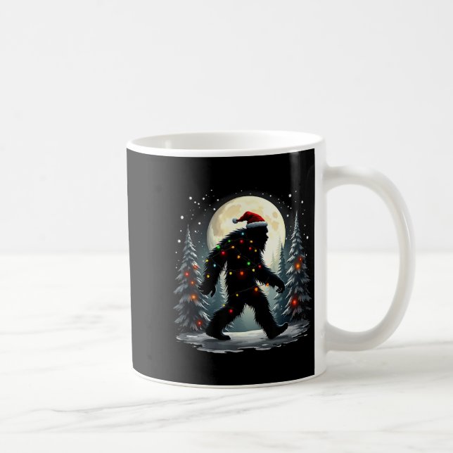 Mug Sasquatch 67 Santa Bigfoot Christmas Tree Funny  (Droite)