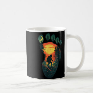 Mug Sasquatch vintage empreinte grand pied clic Bigfoo