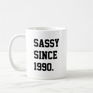 Mug Sassique depuis 1990 Drôle 36e Anniversaire