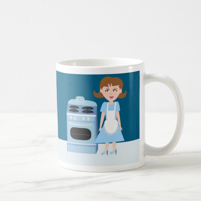 Mug Sassy Cinties Fun Retro Illustration (Droite)