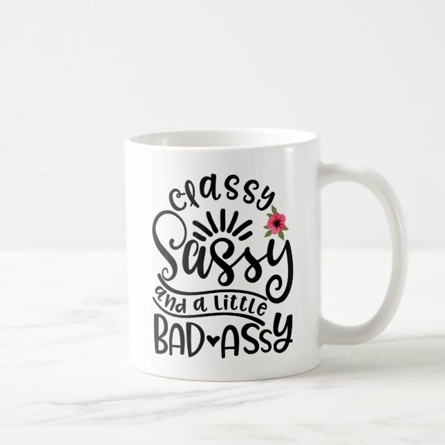 Mug Sassy Classique Et Un Peu Mauvais Assy Sassy Sud (Droite)