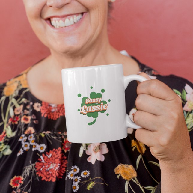 Mug SASSY LASSIE St. Patrick's Day (Créateur téléchargé)