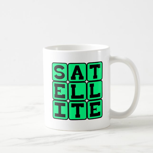 Mug Satellite, objet Orbiting (Droite)