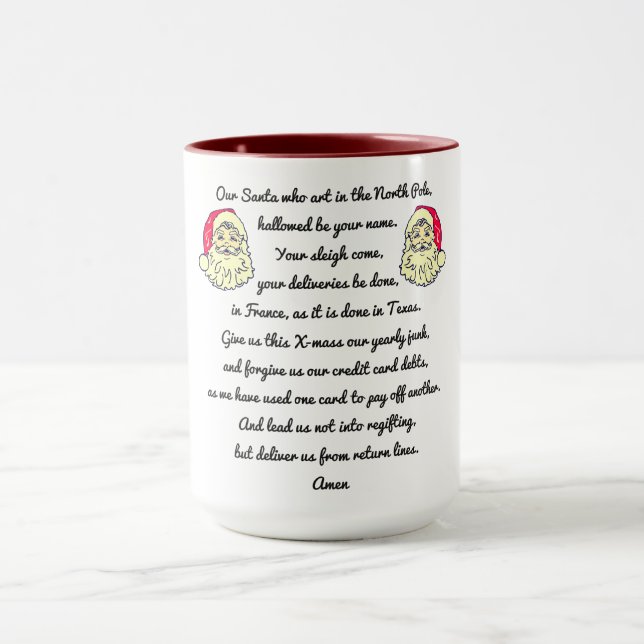 Mug Satirique : L'Esprit de Noël (Centre)