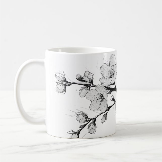 Mug Sauce Sakura Mug2 en fleur de cerisier japonaise (Gauche)
