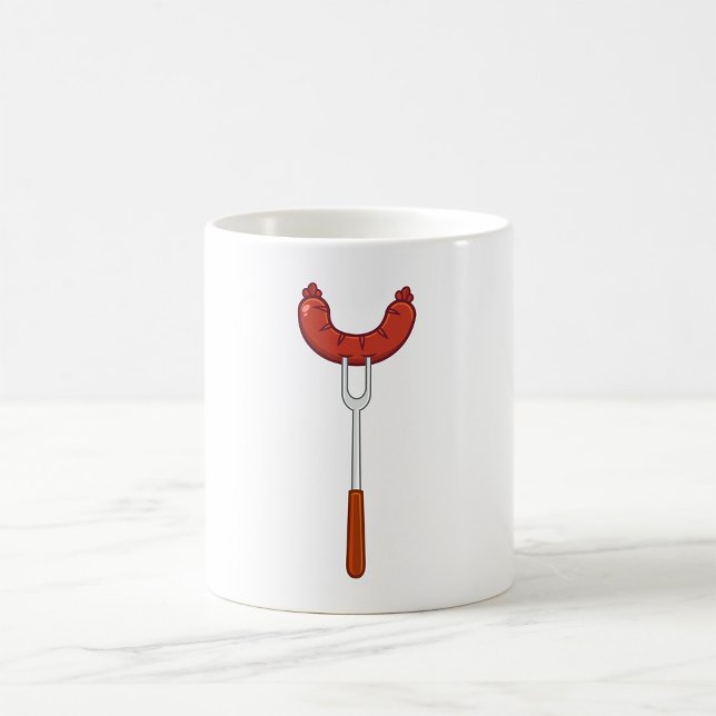 Mug Saucisse Sur Une Fourche (Créateur téléchargé)