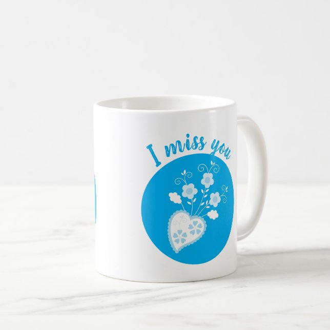 Mug Saudade veut dire que tu me manques coeur portugai (Devant droit)